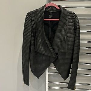 Brand New without tags Marciano Shayna Drape leather jacket